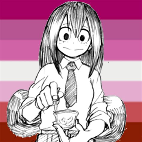 Tsuyu Asui Icons With The Lesbian Flag Thank You