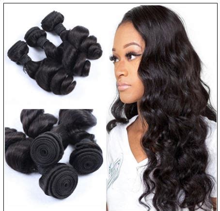 Indian Loose Wave Bundles Human Hair Extension