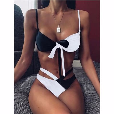 Maillot De Bain Bikini Sexy Taille Haute Femme Cu Cdiscount Pr T Porter