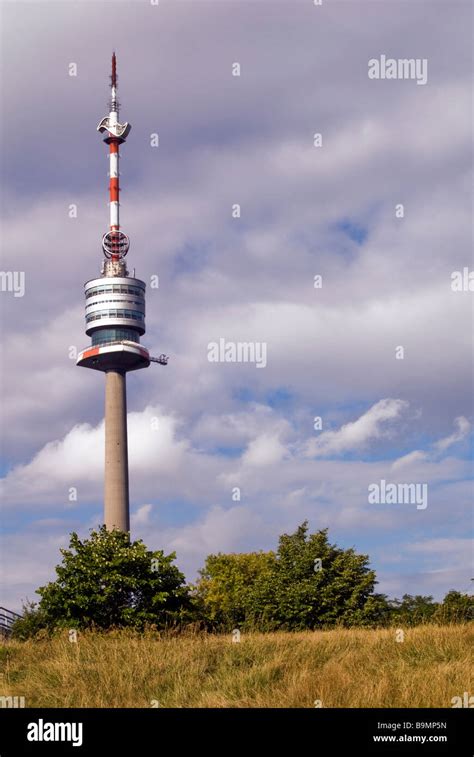 Donauturm Tower In Donau City Vienna Austria Stock Photo Alamy