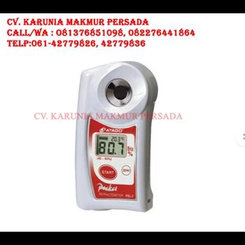 Jual Refraktometer PAL 2 ATAGO Digital Pocket Refractometer Sumatera