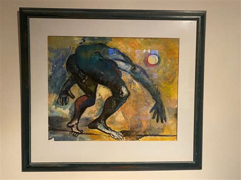 Gouache Painting Gay Art Nude Male Etsy