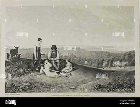 View From Kings Weston Hill From Three Views Illustrative Of The