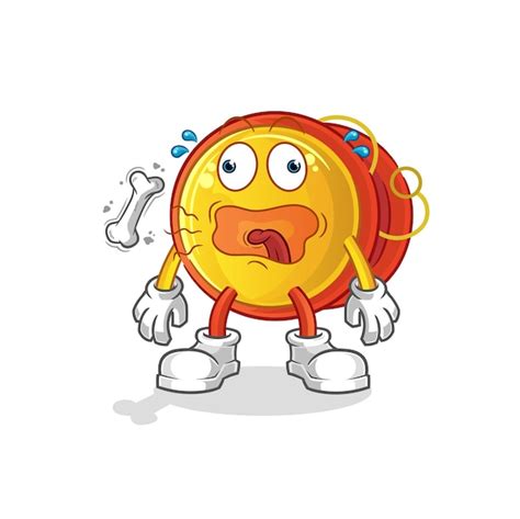 Premium Vector Volleyball Burp Mascot Cartoon Vector