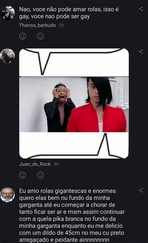 Nao Voce N O Pode Amar Rolas Isso Gay Voce N O Pode Ser Gay Thanos Barbudo Juan Do Rock Eu