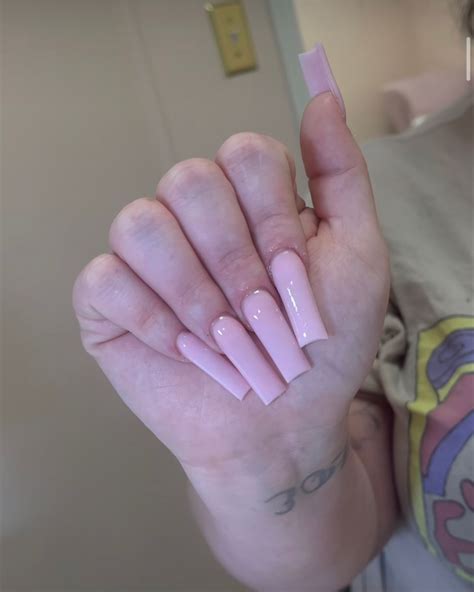 Pin By London On Nails Long Acrylic Nails Square Acrylic Nails Acrylic Nails Nude
