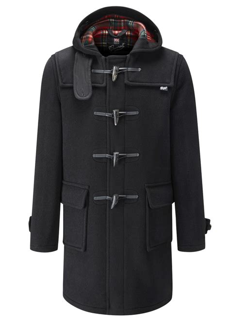 Duffle Coat Anglais Homme Gloverall MORRIS 3512 NOIR T48 S 100cm Poitr