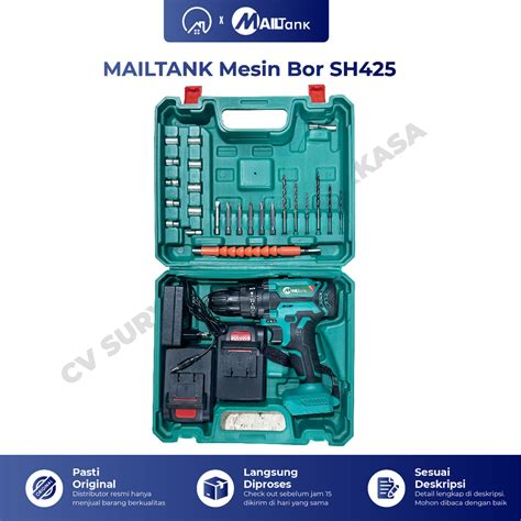 Jual Mailtank Mesin Bor Baterai Tembok Cordless Drill V Sh