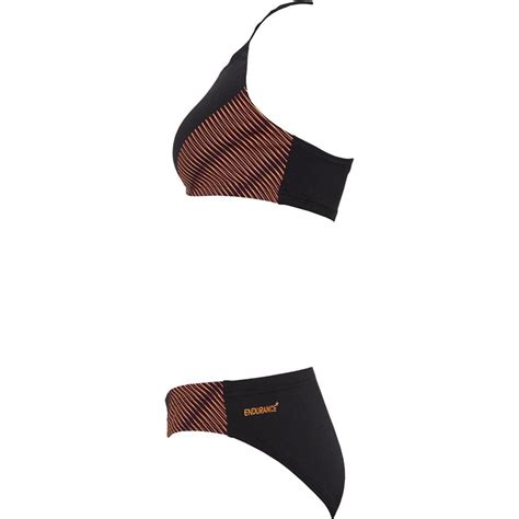 Buy Speedo Womens Placement Bikini Black Red