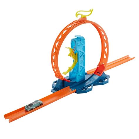Hot Wheels Track Builder Accesorios Para Pistas De Coches Acelerador De Loop Multicolor Kidinn