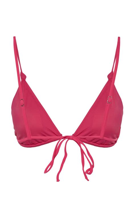 TRENDYOLMİLLA Pembe Üçgen Düğümlü Bikini Üstü TBESS BU Fiyatı Yorumları Trendyolmilla