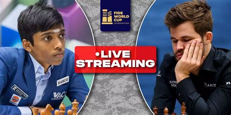 Chess Fide World Cup 2023 Final R Praggnanandhaa Vs Magnus Carlsen Tie