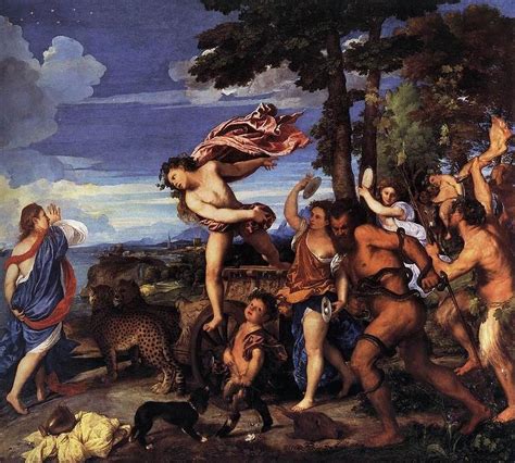 Bacchus And Ariadne Painting By Titian Pixels