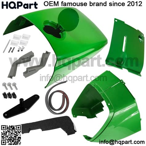 For John Deere Hood W Fuel Door Cowl Cover Catch Foam