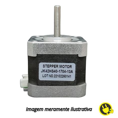 Motor De Passo Nema Hs Kgf A Impressora D Cnc