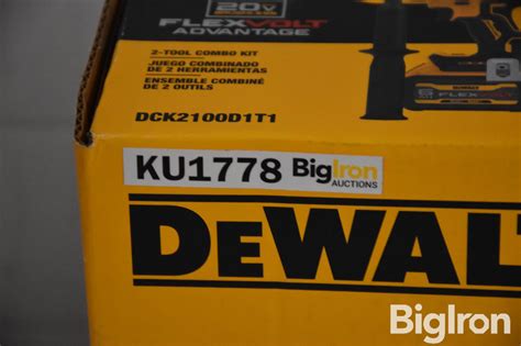 Dewalt Atomic Series 20v Combo 2 Tool Kit Bigiron Auctions