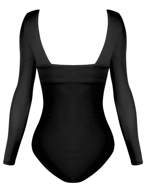 Body Slim Black довгий рукав від бренду Fox Lingerie Боді в інтернет магазині