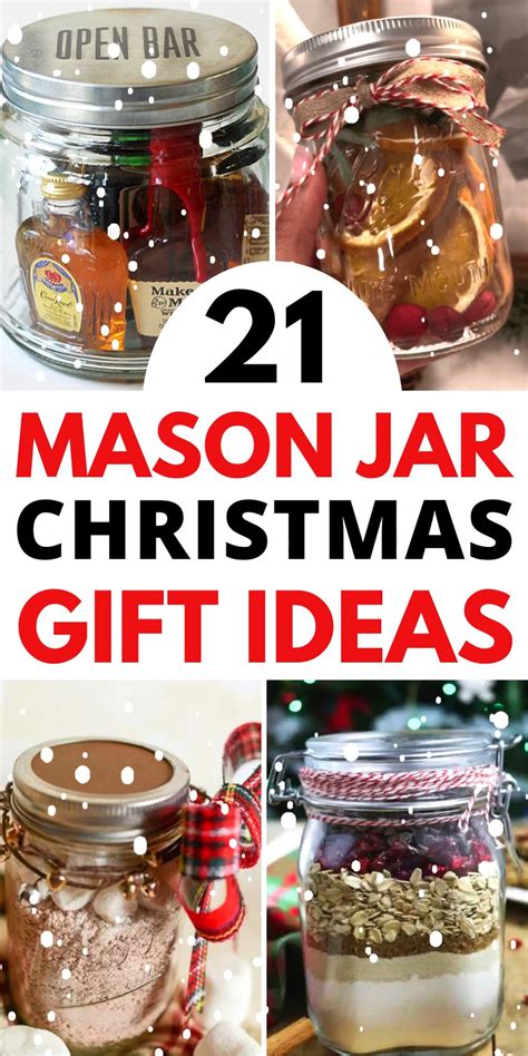 Wonderfully Creative Diy Mason Jars Christmas Gifts Mason Jar