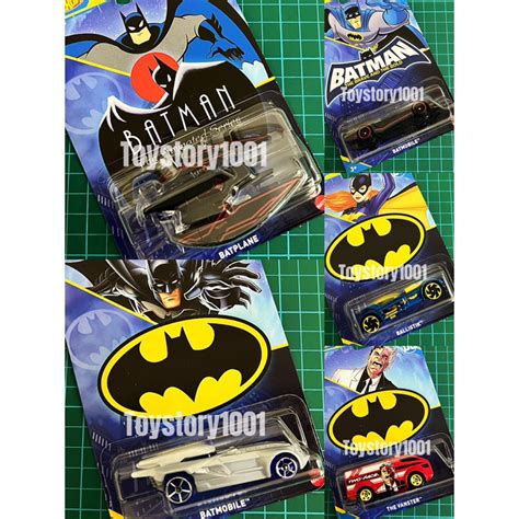 Hot Wheels Batman Batplane Batmobile White And Black Colour Ballistik The Vanster Shopee Malaysia