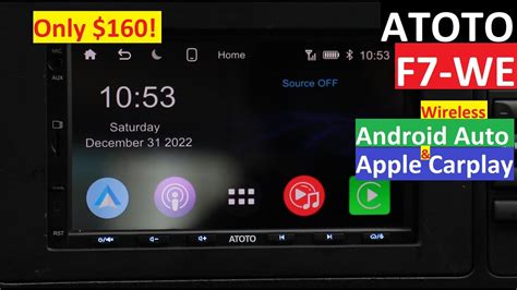 Atoto F We Car Radio Head Unit With Wireless Apple Carplay And