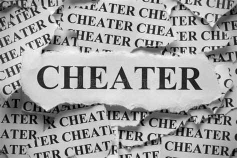 cheater stock photo image  crushed people crumpled