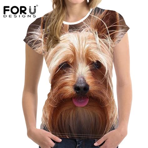 FORUDESIGNS/брендовая дизайнерская женская футболка Забавные футболки ...