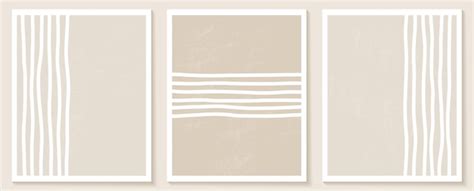 Premium Vector Templates With Organic Abstract Shapes And Line In Nude Colors