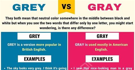 What is the correct spelling grey or gray?