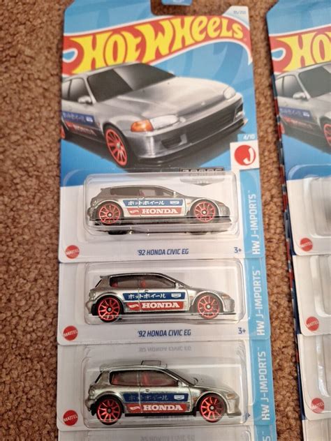 Hot Wheels Honda Civic Eg Zamac Walmart Exclusive Lot Of Ebay