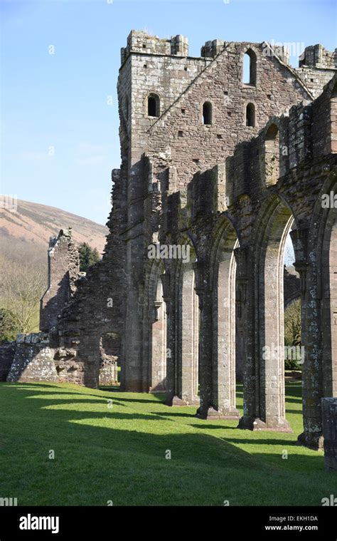 Ruins of Llanthony Priory, Black Mountains, Monmouthshire Stock Photo - Alamy