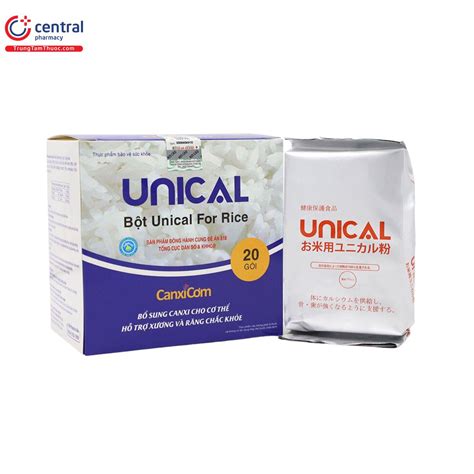 Unical Canxi Cơm Của Nhật Bản - Sản phẩm thuộc đề án 818 của Bộ Y Tế