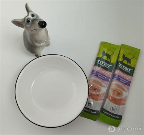 Отзыв о Крем-суп для кошек TITBIT с кусочками кролика | Миску кошка ...