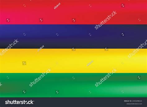 Flag Mauritius Mauritian National Symbol Official Stock Vector (Royalty ...