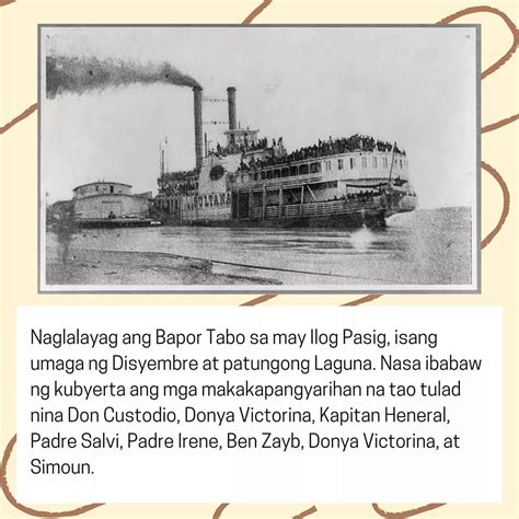 el filibusterismo kabanata  naglalayag ang bapor tabo sa  ilog