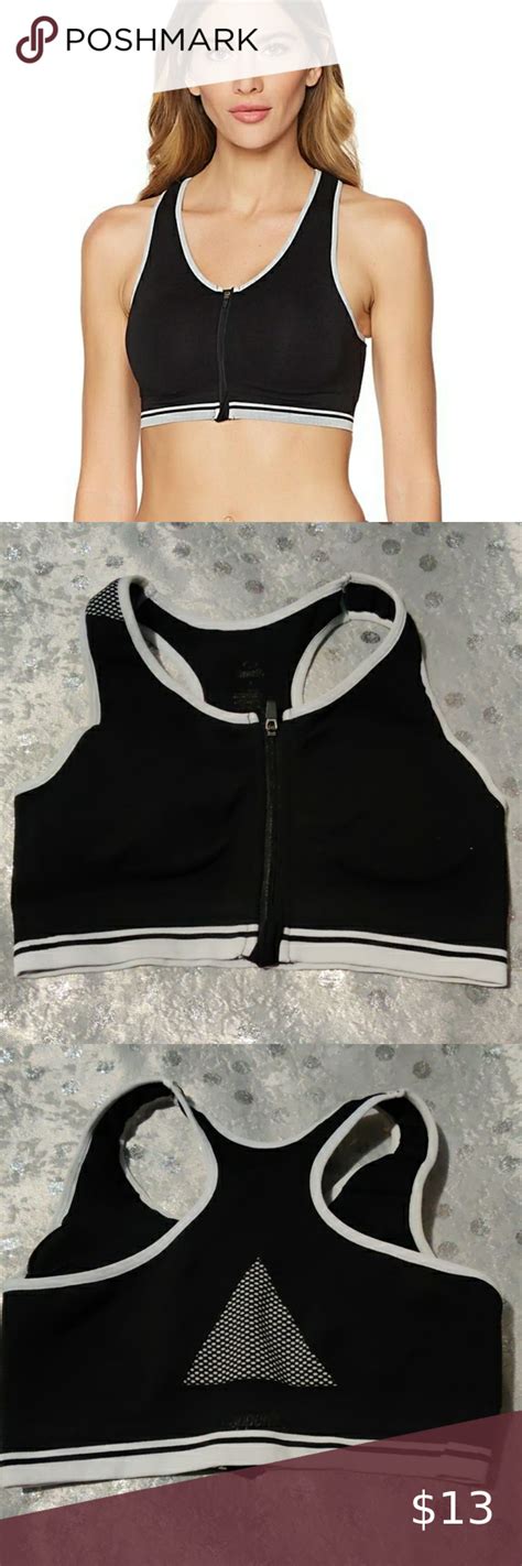 Copper Fit Front Zipper Black Bra Size Xs Mini Tube Dress Fashion