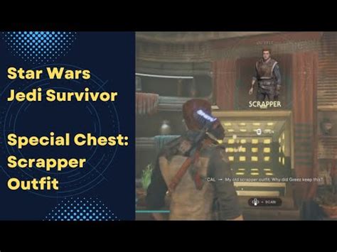 Special Chest Scrapper Outfit Star Wars Jedi Survivor Ps Gameplay