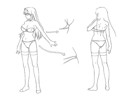 Satellizer El Bridget Freezing Series Official Art Tagme 1girl Lingerie Reference Sheet