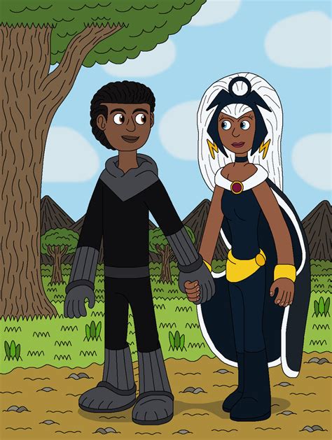 Black Panther + Storm by MCsaurus on DeviantArt