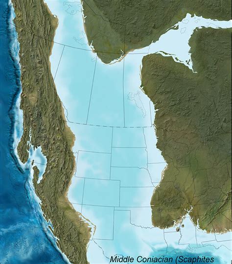 Western Interior Seaway 09 Wiscretcon Deep Time Maps