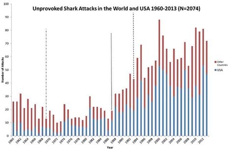 Shark attacks are rising — but you're still 33 times more likely to be