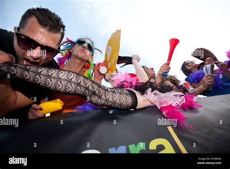 Gay Pride Madrid Stock Photo Alamy
