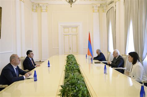 President Vahagn Khachaturyan Received Foreign Minister Of Georgia Ilia