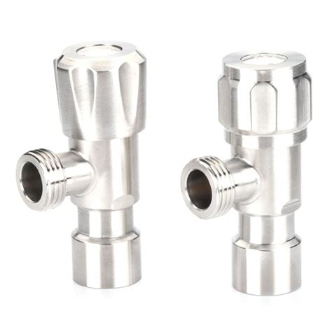 304 Stainless Steel Water Heater Toilet Water Inlet Hot And Cold Copper Core Angle Valves