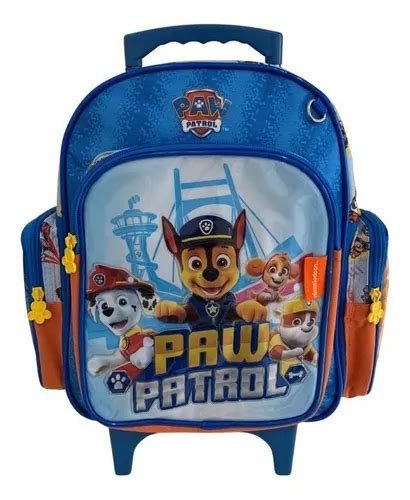 Mochila Para Cochecito Escolar Infantil Paw Patrol Paw Patrol Color