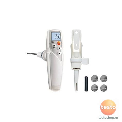 Термометр Testo 105 с наконечником для замороженных продуктов 0563 1054 ...
