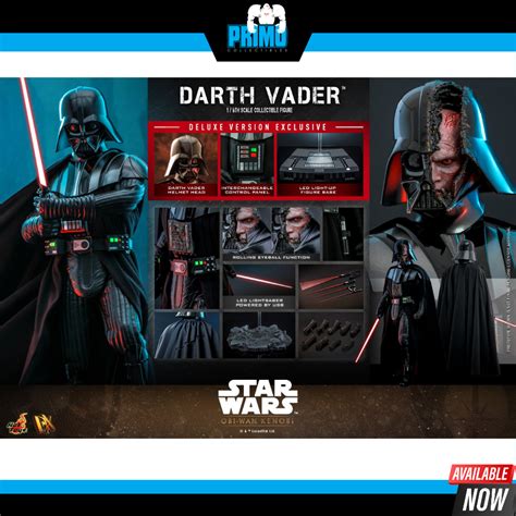 Hot Toys Dx Star Wars Obi Wan Kenobi Th Scale Darth Vader Collectible Figure Deluxe