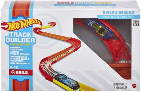 Hot Wheels Track Builder Unlimited Playset Premium Curve Pack