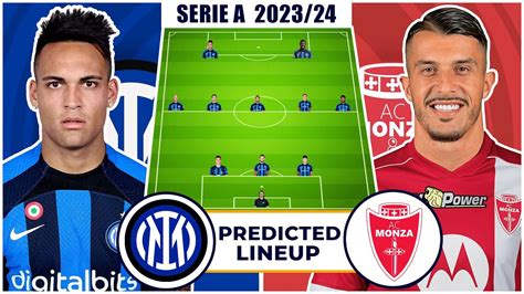 Inter Milan Vs Monza Martinez In Strongest Lineup Preview