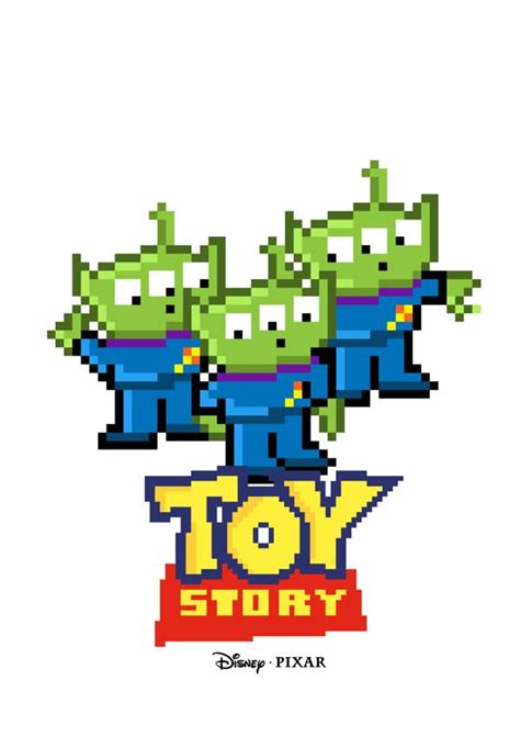 Toy Story Pixel on Behance | Pixel art, Pixel, Toy story characters