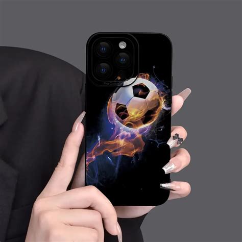 Ball Pattern Liquid Silicone Mobile Phone Case Full Body Temu Australia